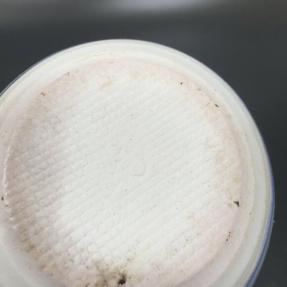 Blue Glazed Japanese Pottery Fish Dish Sushi Dip Plate Dish Bowl Small Stamped - Picture 4 of 13